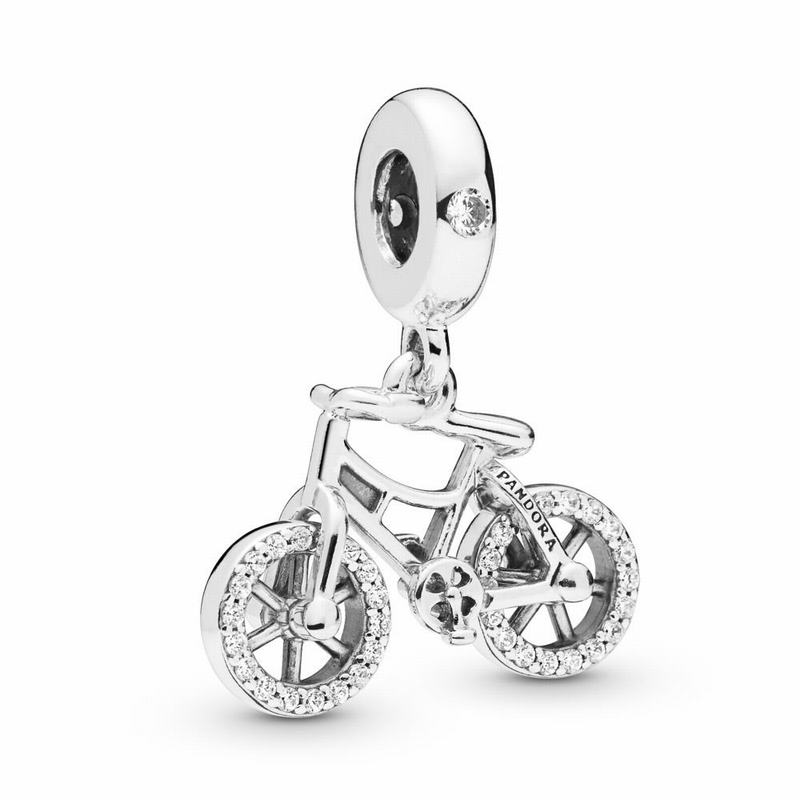 Pandora Brilliant Bicycle Dangle Charm Silver Egypt BK5761843